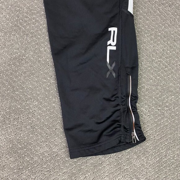 RLX Ralph Lauren Joggers Sweatpants Men's XXL Black Ankle Zip Gym Running Pants - Picture 5 of 16